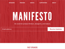 Tablet Screenshot of manifesto411.com